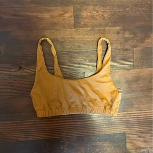 RVCA bralette swim bikini top - Gold - Medium